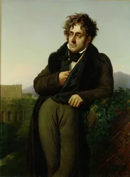 Portret van Francois Rene (1768-1848) Vicomte de Chateaubriand, 1811